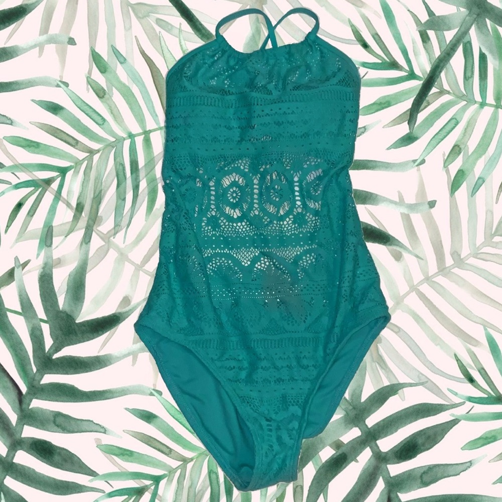 Kenneth Cole mint lace one piece